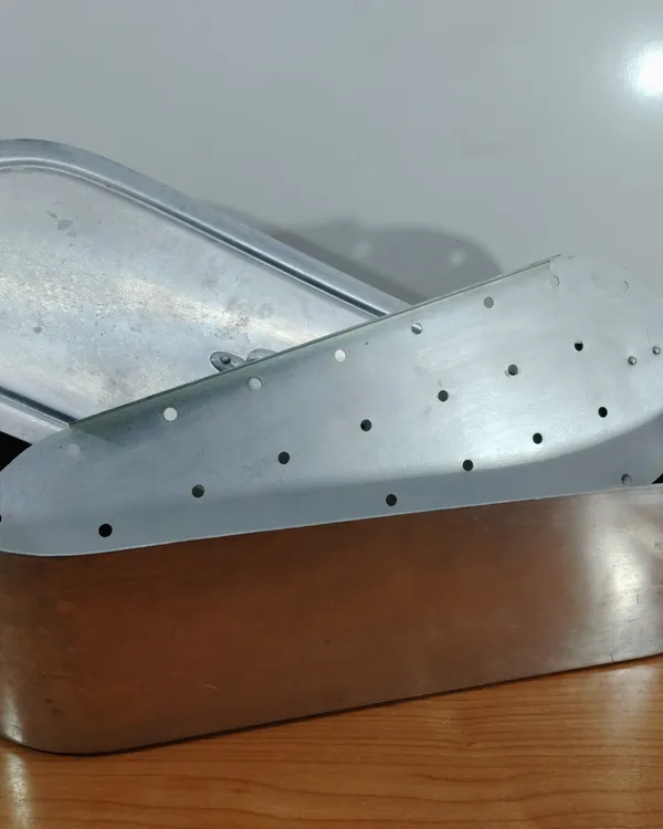 Hervidor para Pescado Vintage en Aluminio con Tapa y Rejilla