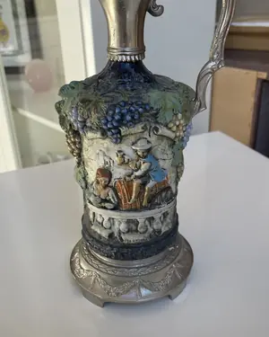 Decantador pintado a mano vietata art 25 - miniatura 7