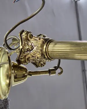 Lampara dorada clasica - miniatura 4