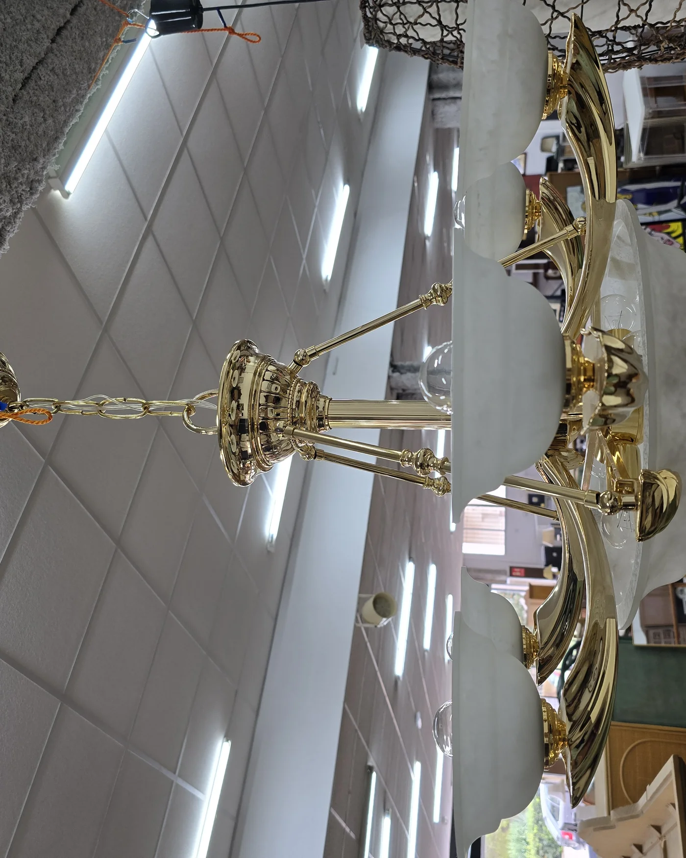 Lampara grande de cristal - imagen 2