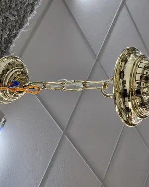 Lampara grande de cristal - miniatura 4