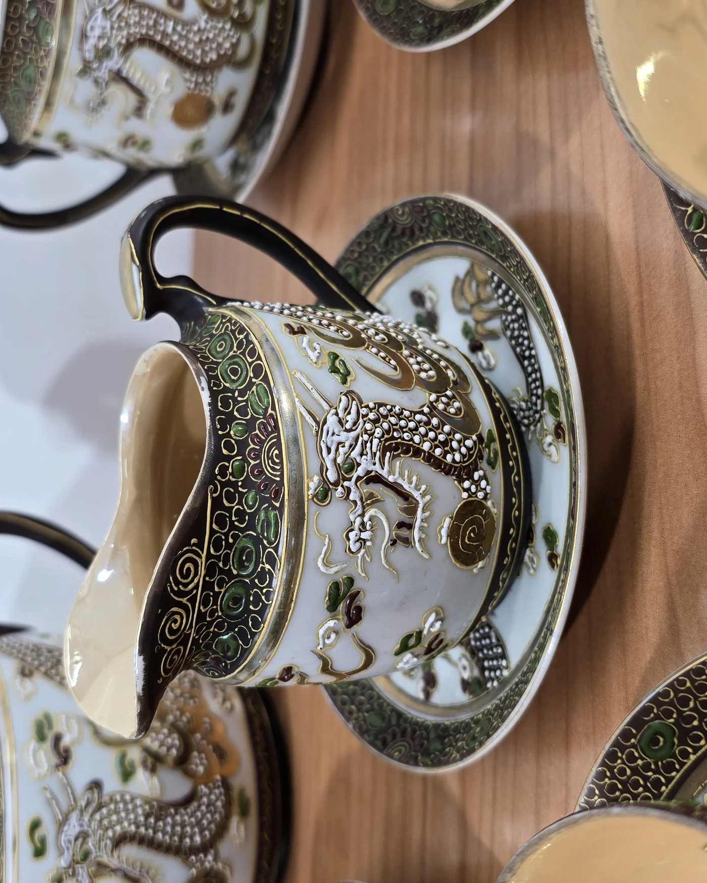 Anitguo juego de te japones porcelana - imagen 3