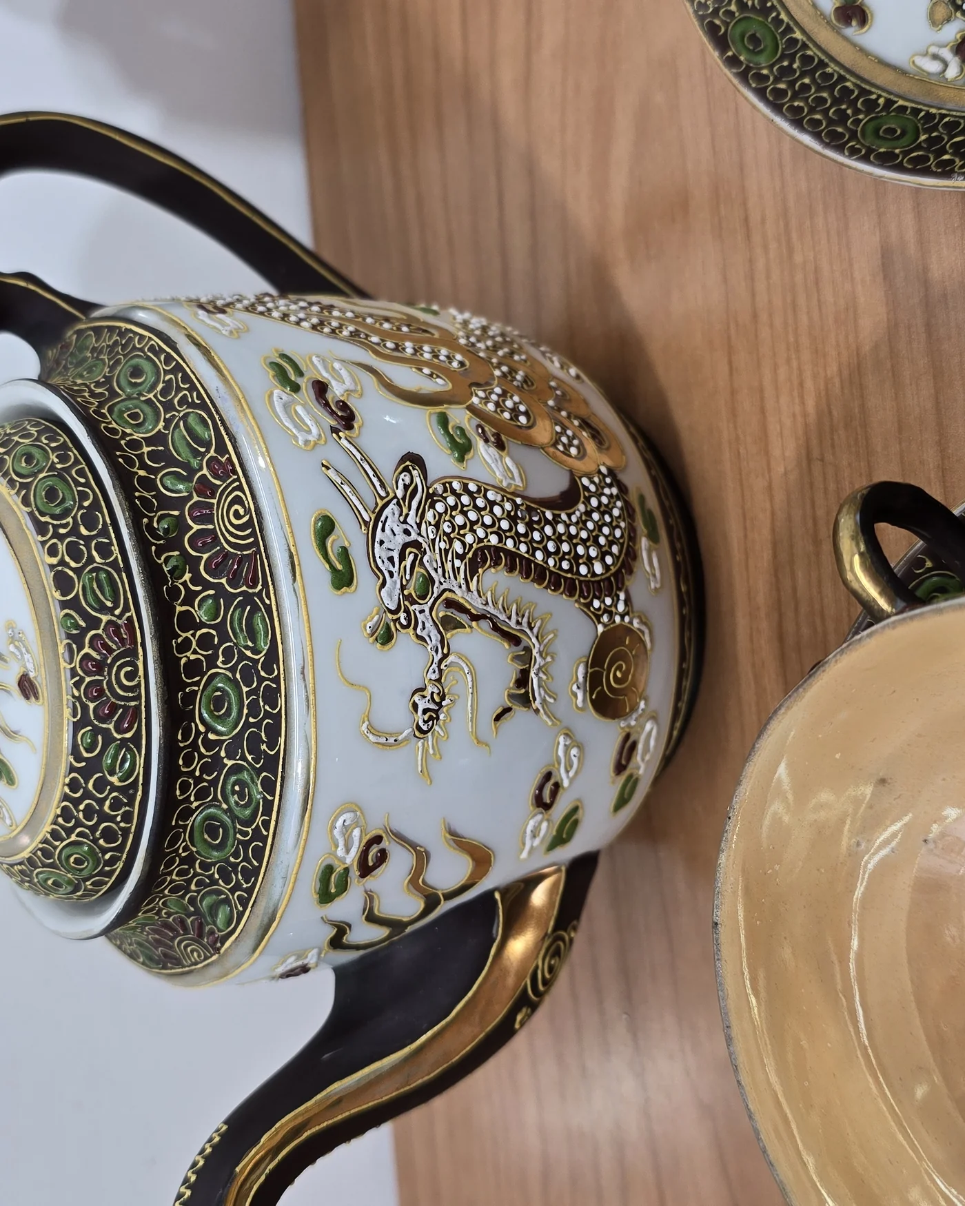 Anitguo juego de te japones porcelana - imagen 4