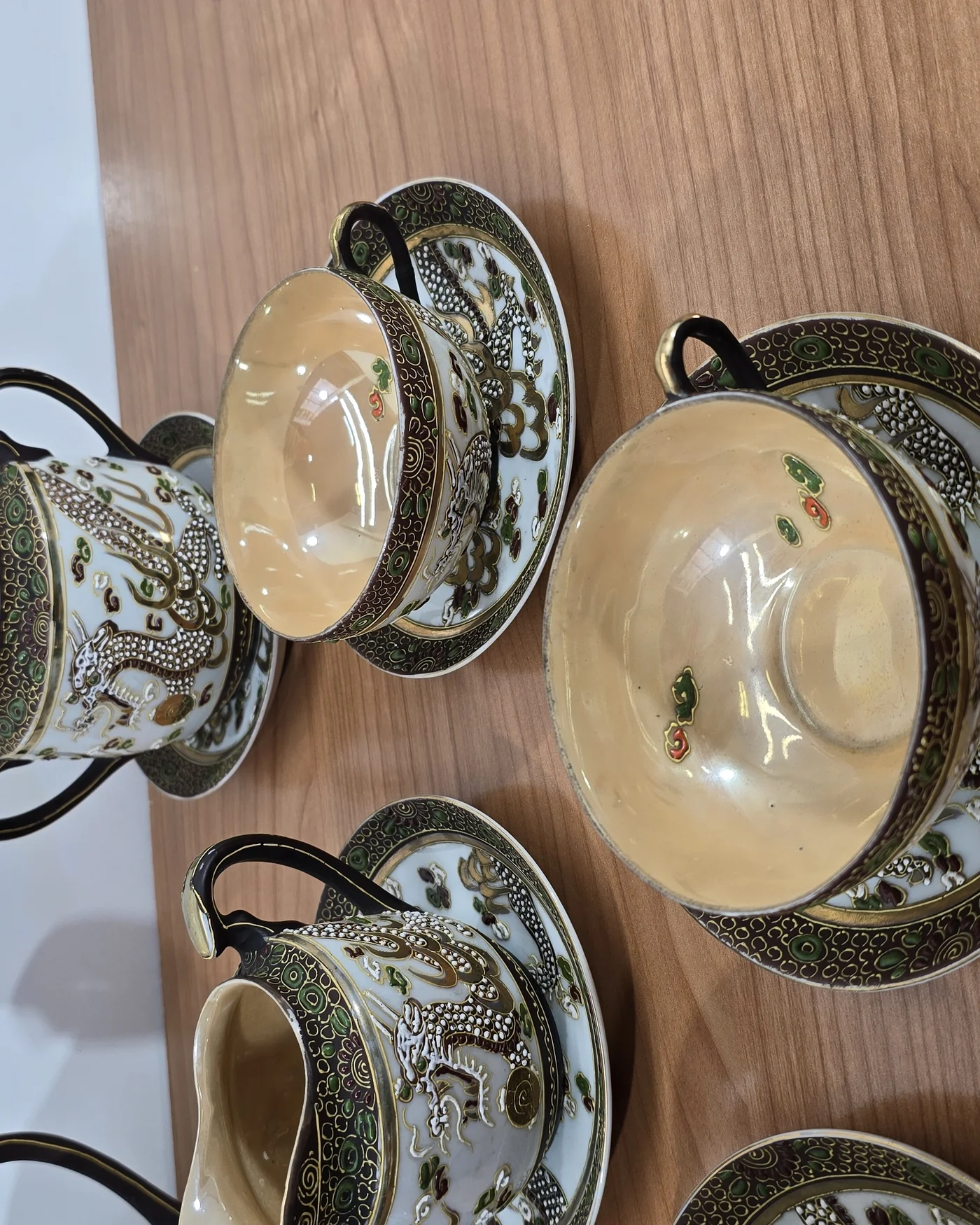 Anitguo juego de te japones porcelana - imagen 5