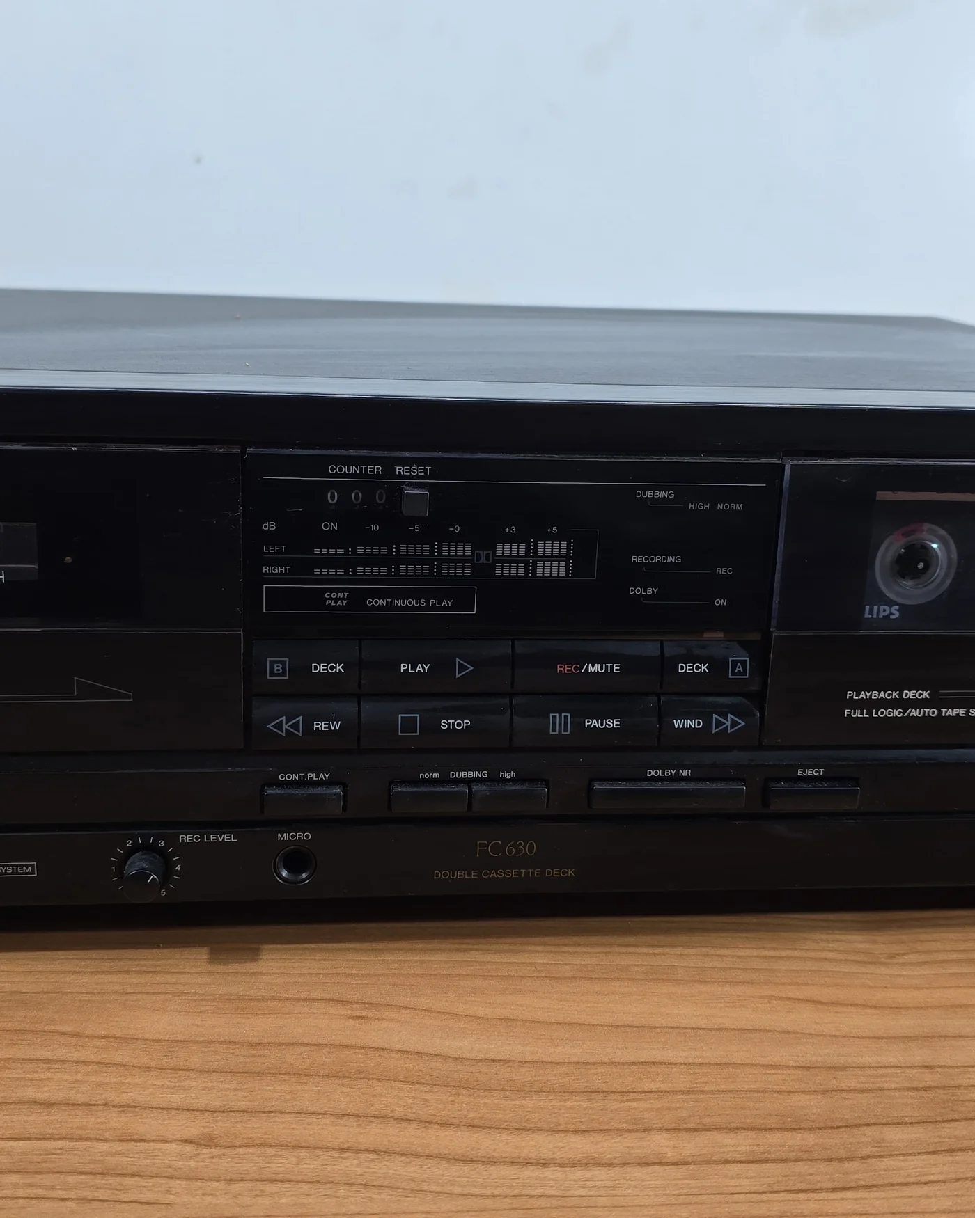 Reproductor doble cassette philips fc630 - imagen 1