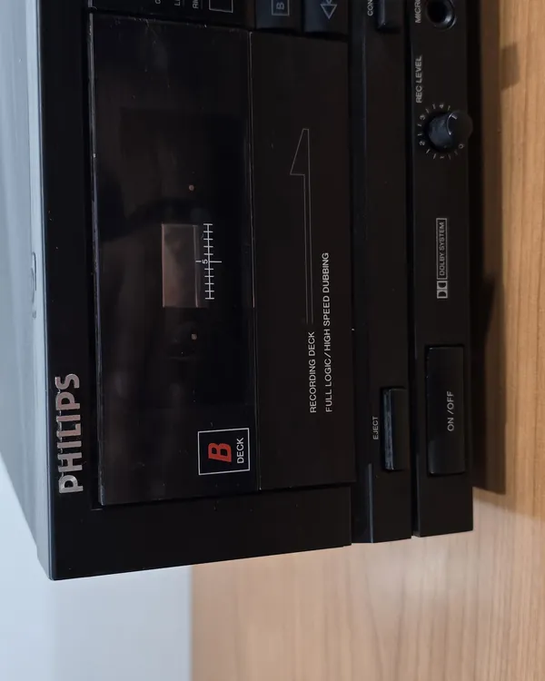 Reproductor doble cassette philips fc630