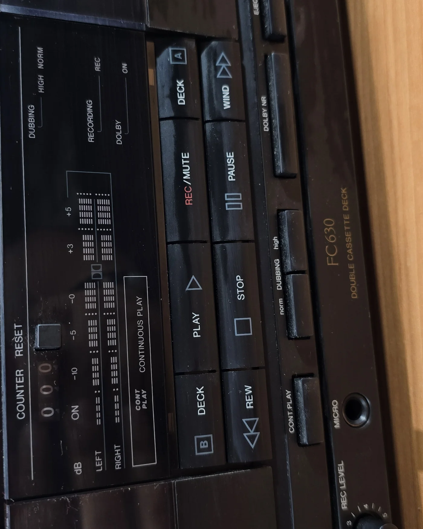 Reproductor doble cassette philips fc630 - imagen 3