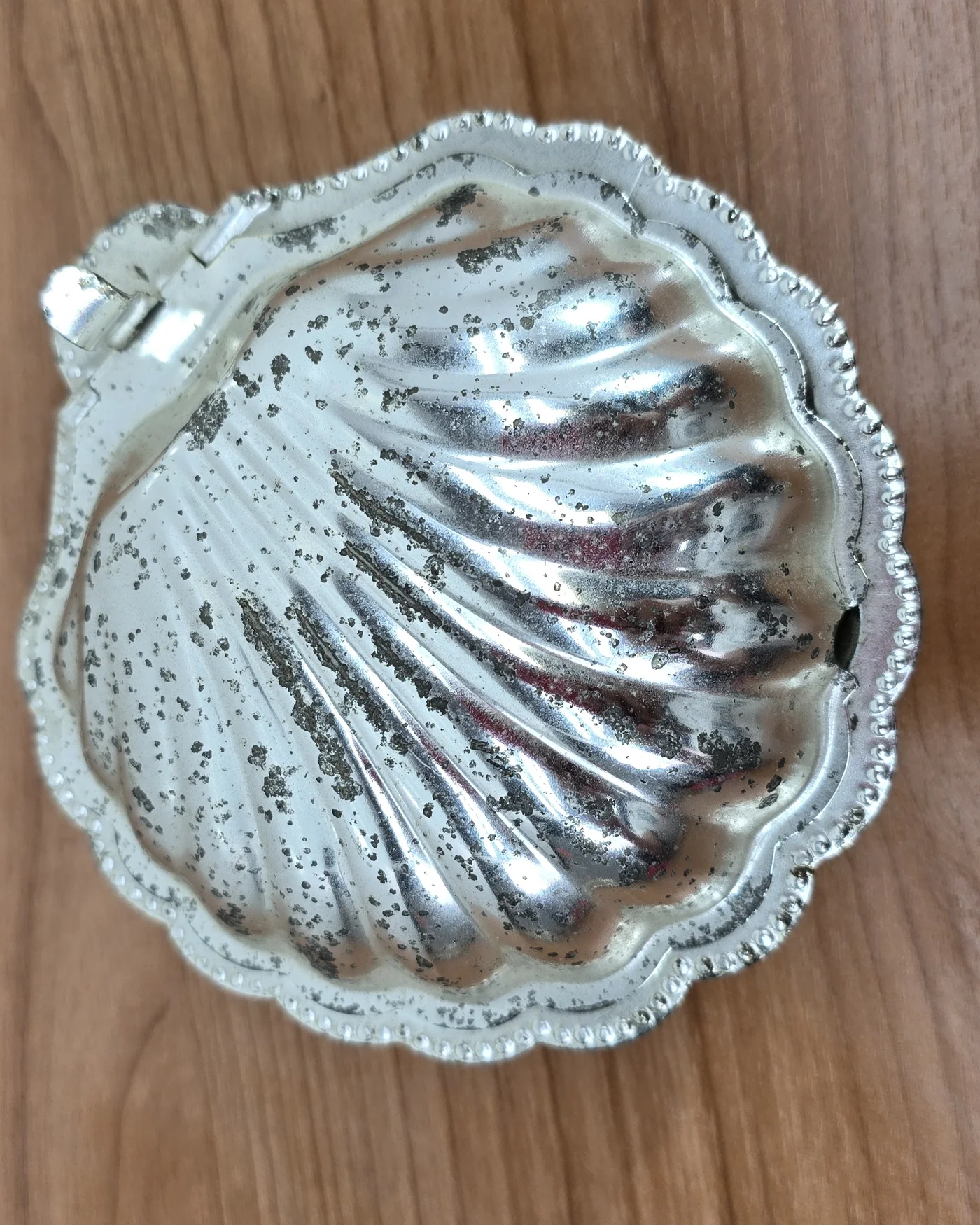 Bandeja en forma de concha bañada en pla - imagen 2