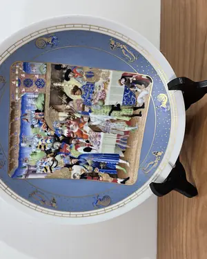Plato porcelana de limoges jean duthiel - miniatura 1