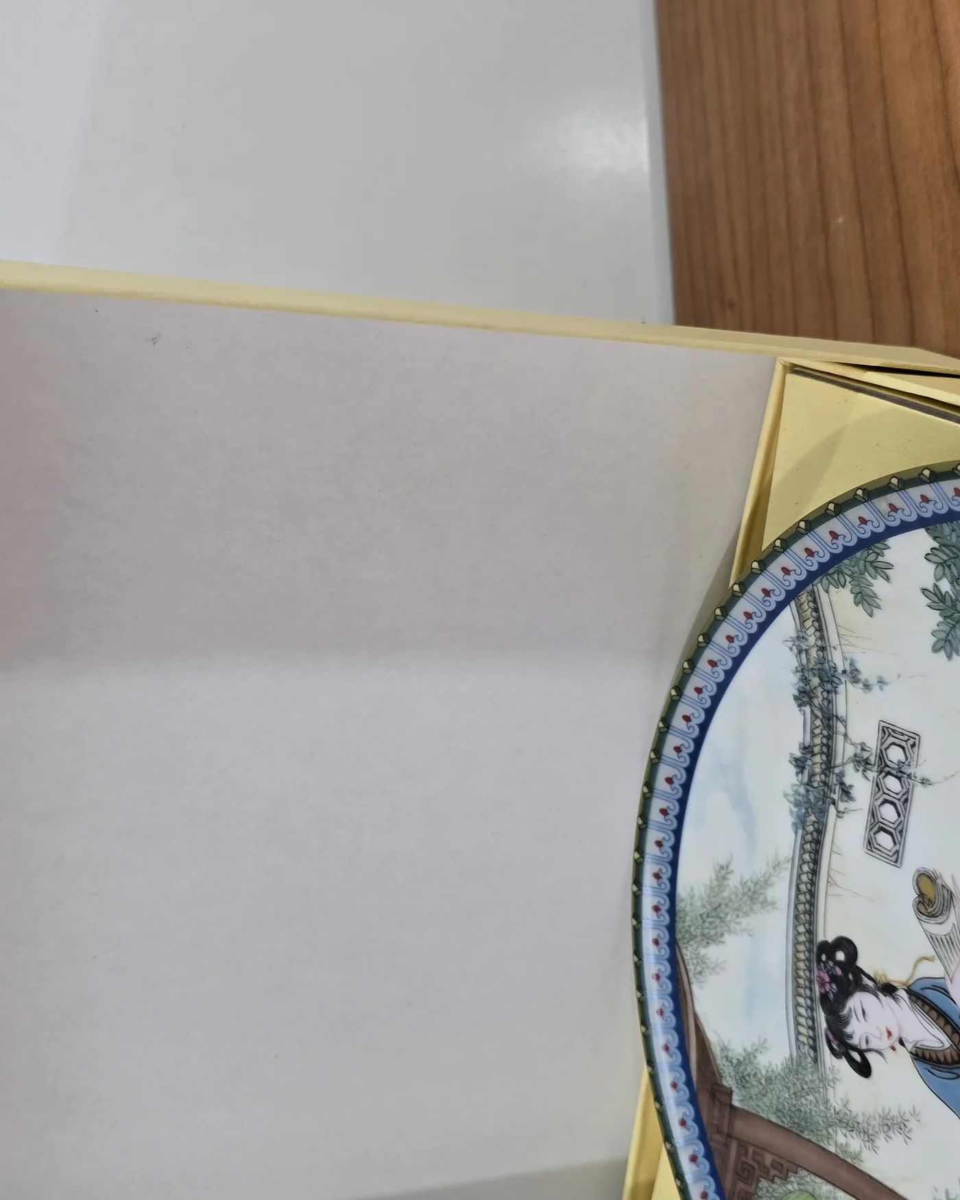 Plato porcelana china imperial años 80 - imagen 3
