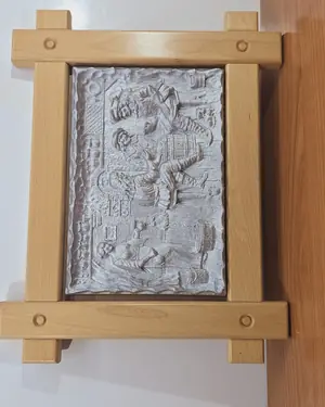 Cuadro de escayola pintado - miniatura 1