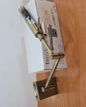 Aplique de pared dorado vintage - miniatura 2