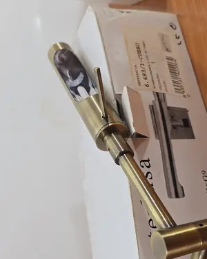 Aplique de pared dorado vintage - miniatura 4