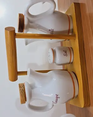 Conjunto tarros de cocina blanco de porc - miniatura 3