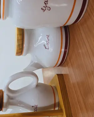 Conjunto tarros de cocina blanco de porc - miniatura 4