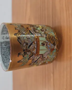 Vaso japones de porcelana - miniatura 4