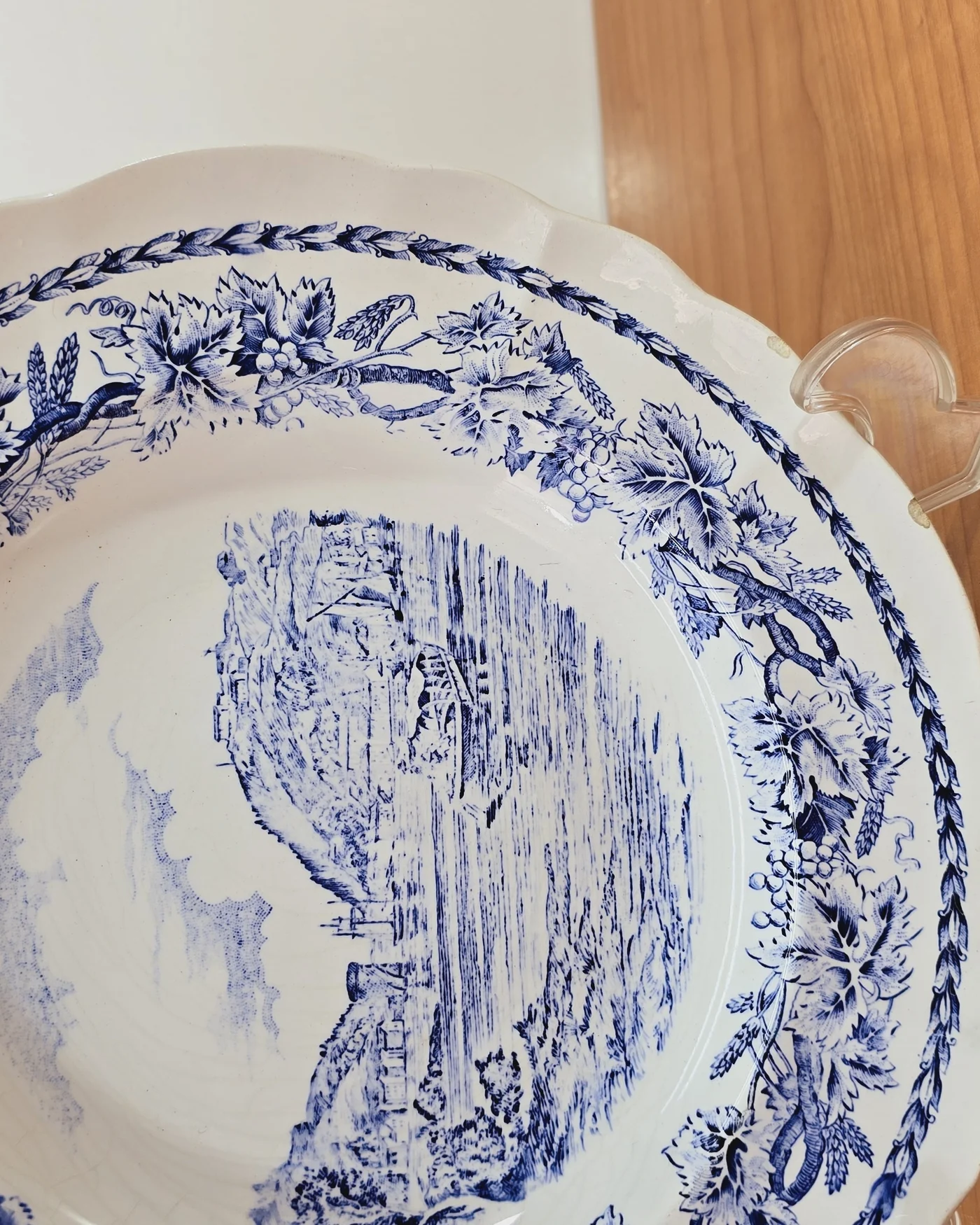 Plato decorativo azul valdemora - imagen 3