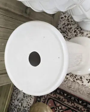 Pedestal de porcelana blanco - miniatura 2