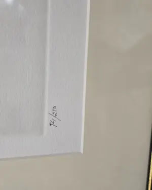 Grabado firmado y numerado don feruhiro - miniatura 2