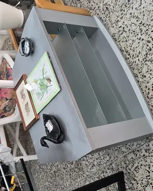 Mueble tv gris - miniatura 1
