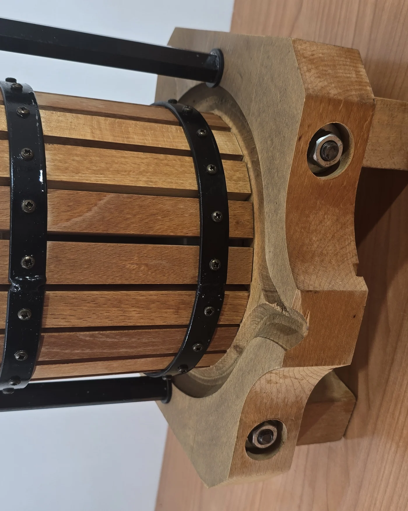 Prensa para vino de madera - imagen 5