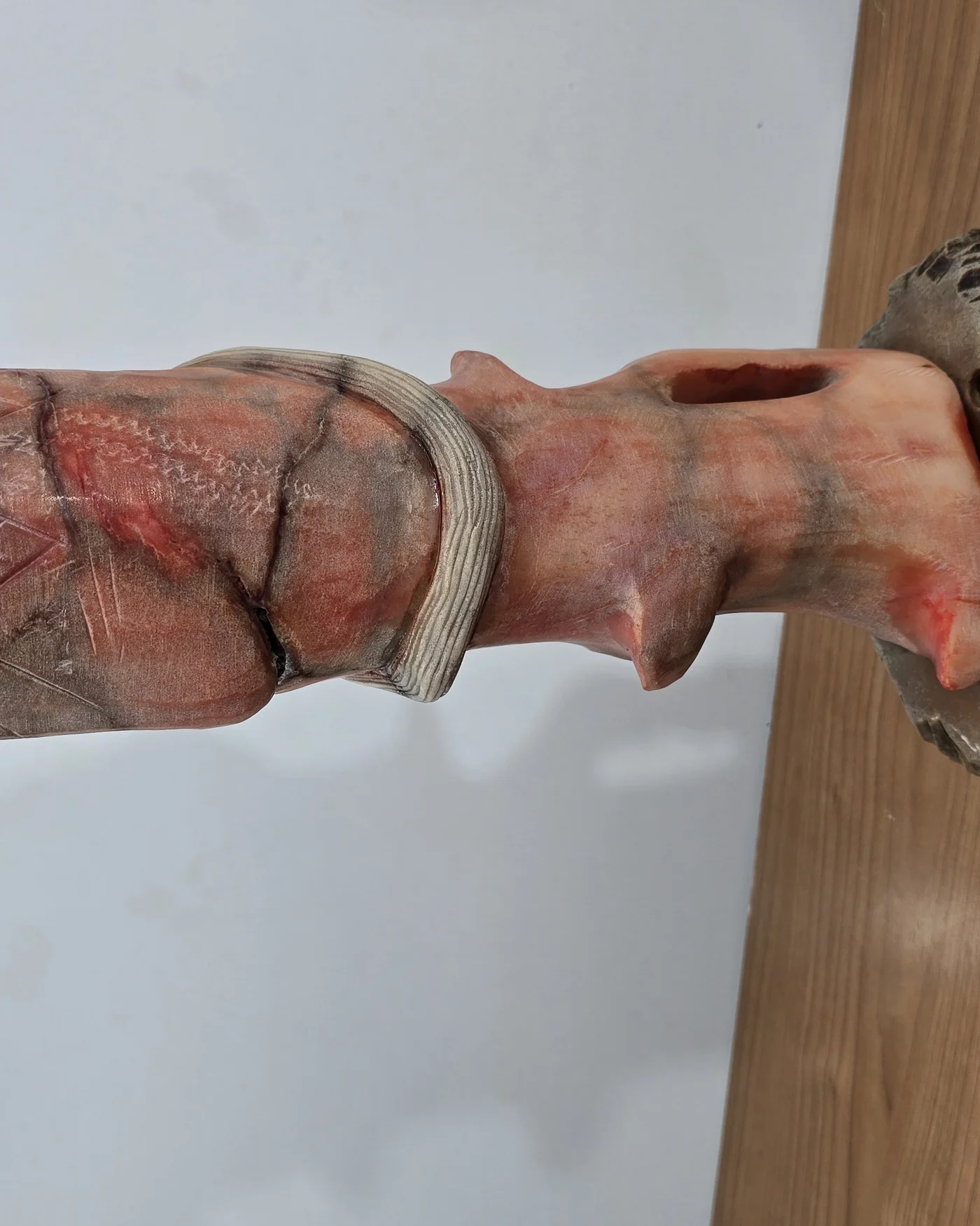 Figura de alabastro monje - imagen 6