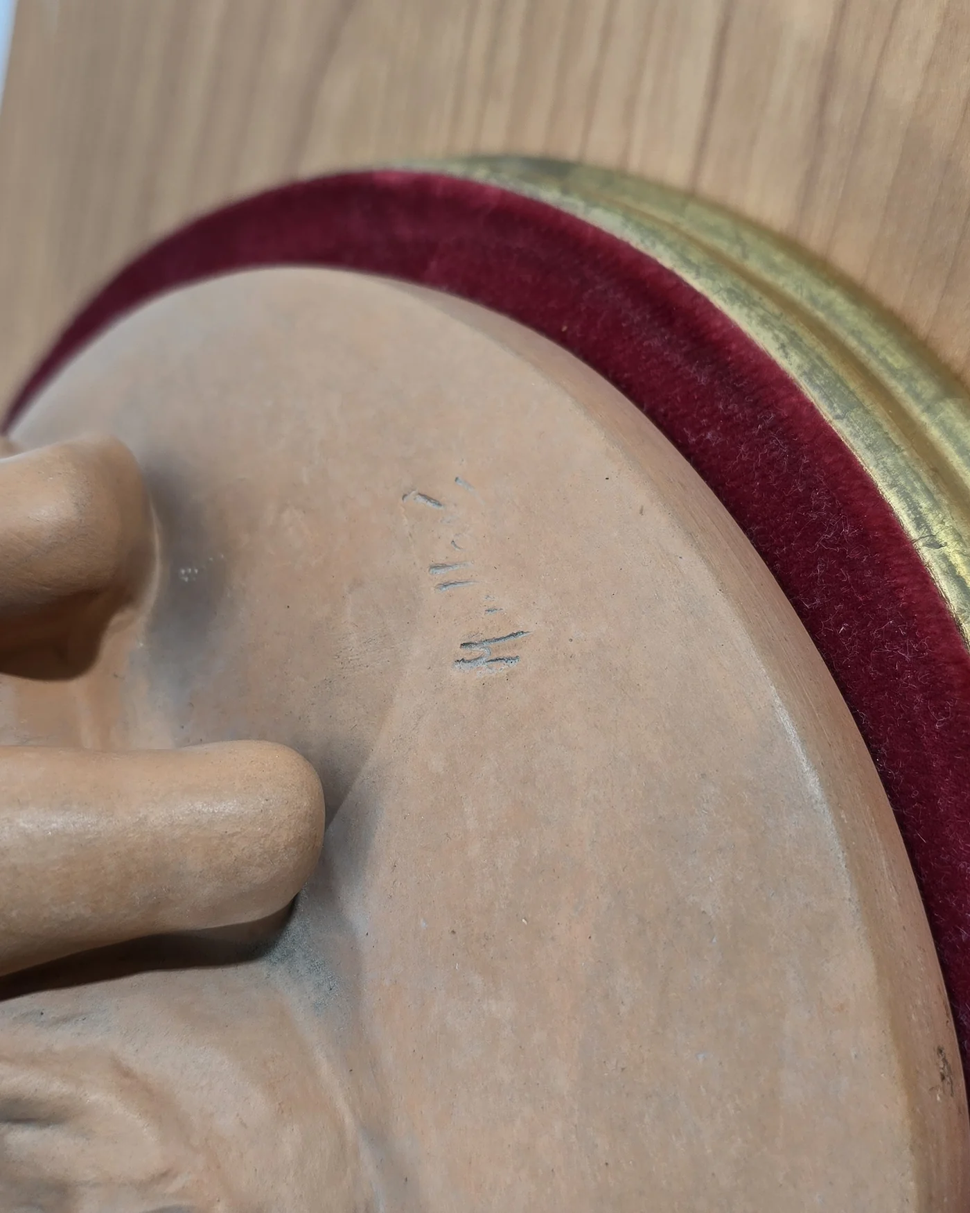 Figura terracota patinada jullar de fran - imagen 6