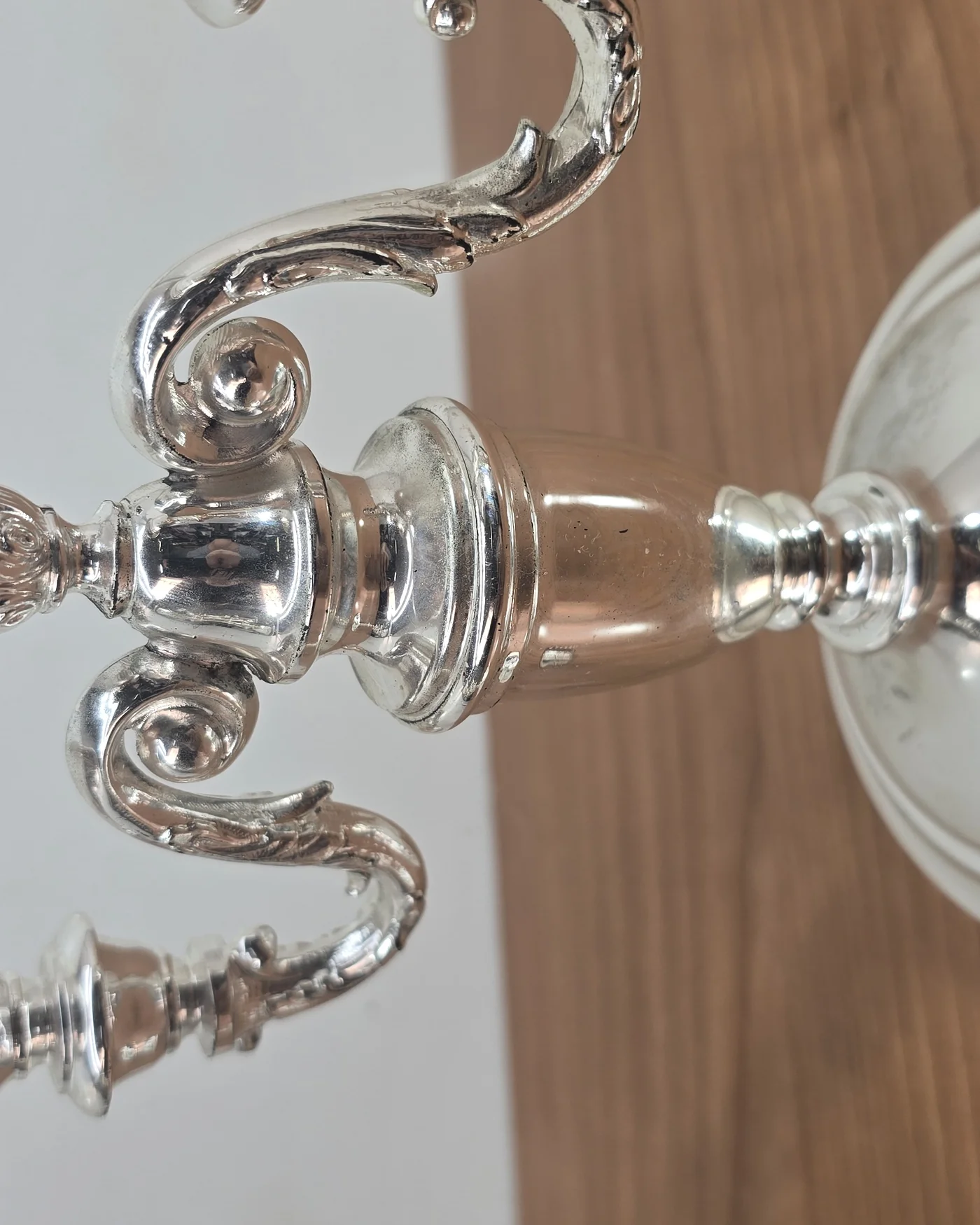 Pareja de candelabros 2 velas bañados en - imagen 3