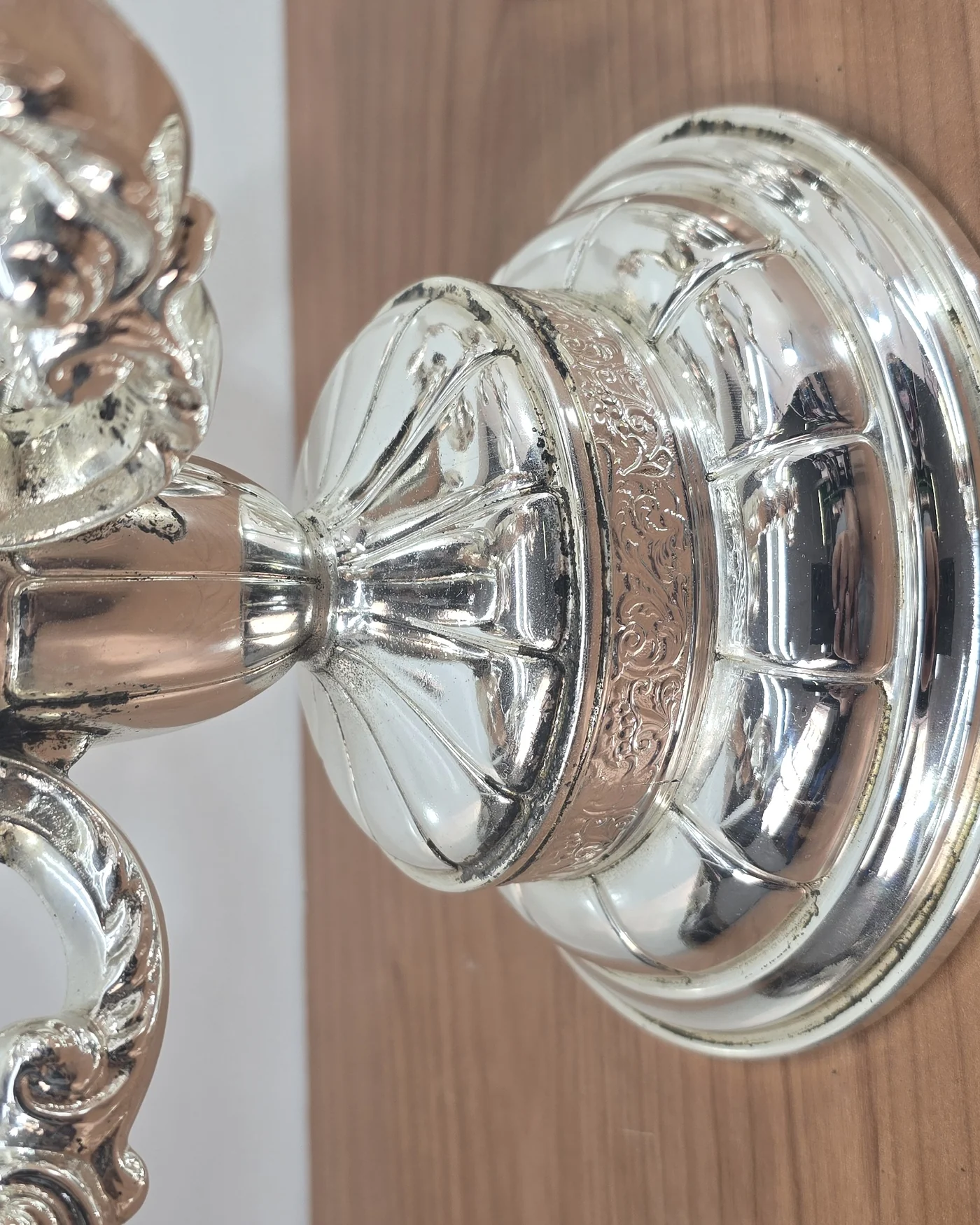 Candelabros de alpaca bañados en plata - imagen 4