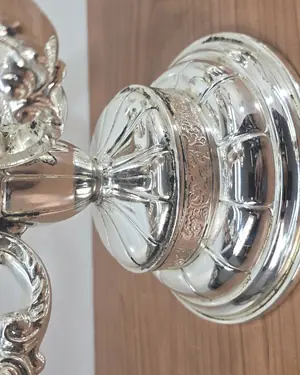 Candelabros de alpaca bañados en plata - miniatura 4