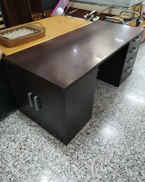 Escritorio moderno marron oscuro - miniatura 1