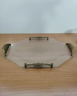 Ponchera cristal tallado ocn bandeja - miniatura 4