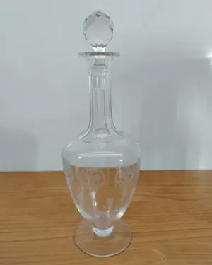 Decantador cristal tallado - miniatura 1
