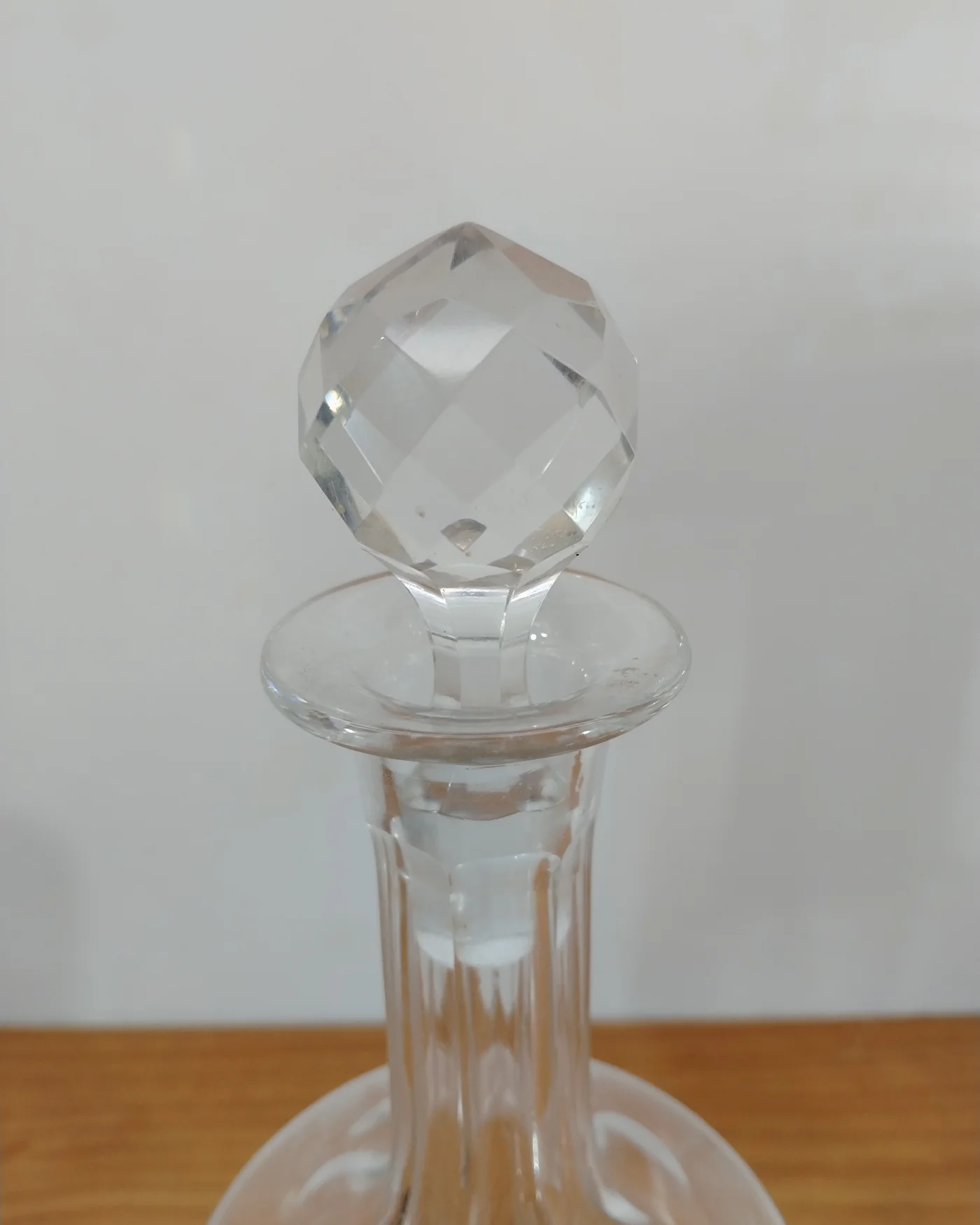 Decantador cristal tallado - imagen 2