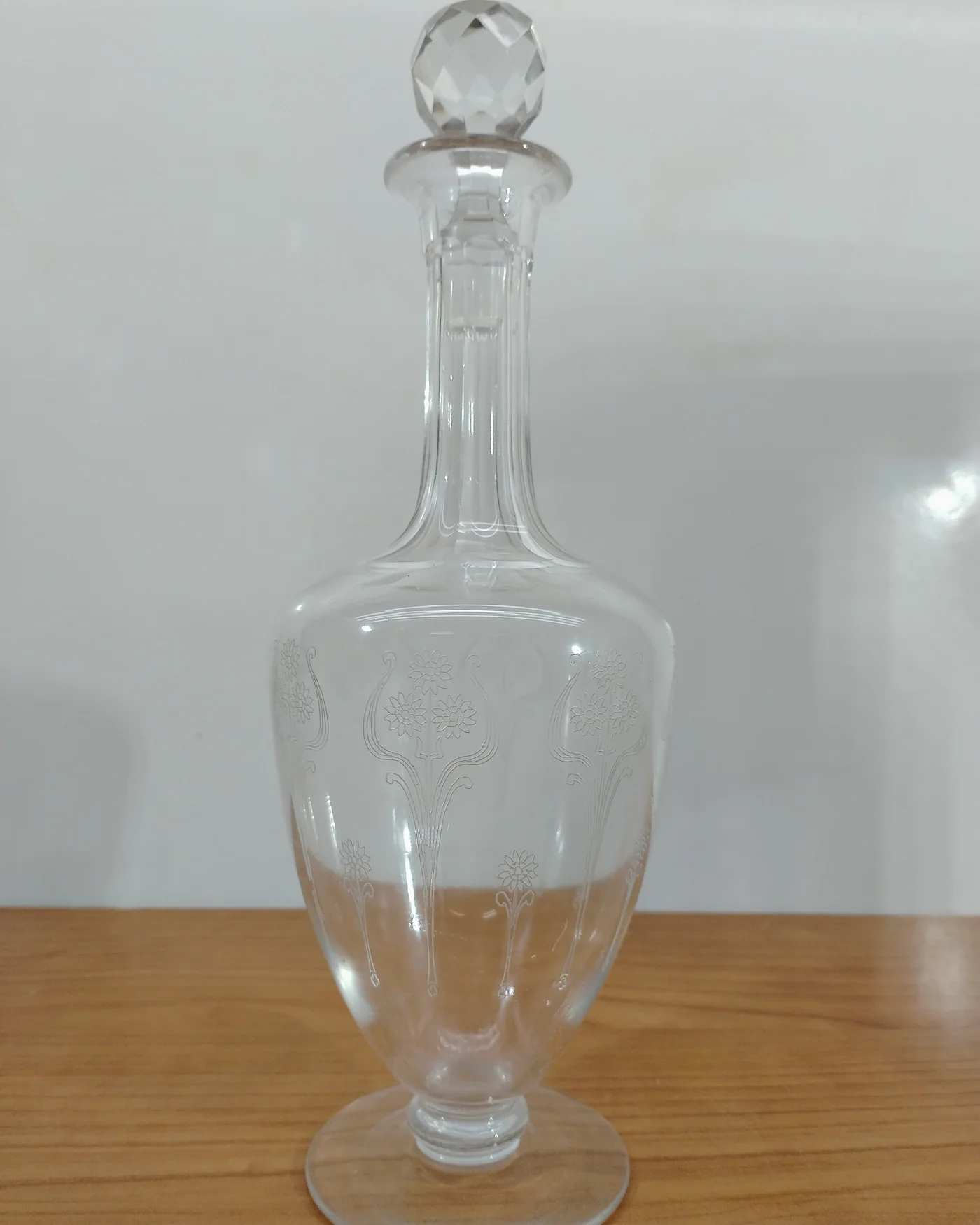 Decantador cristal tallado - imagen 5