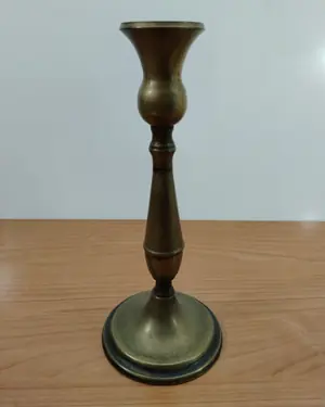 Porta velas de bronce - miniatura 1