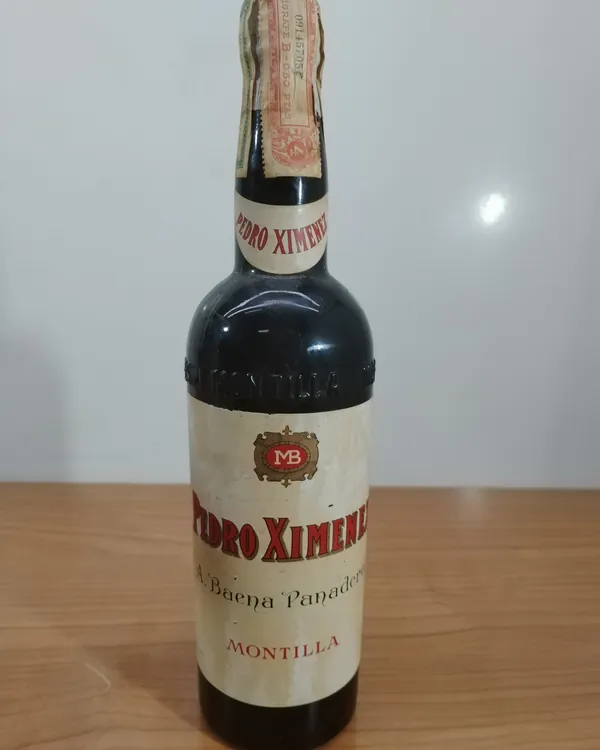 Botella pedro ximenez