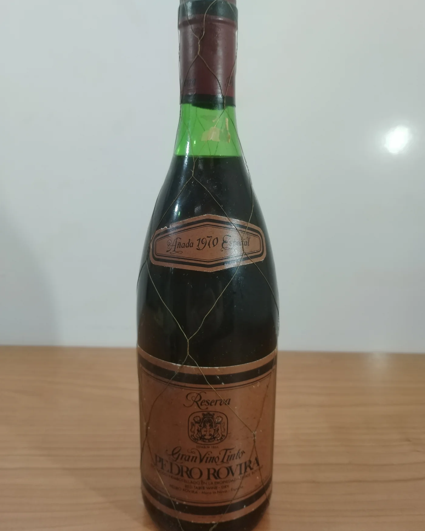 Botella pedro rovira - imagen 1