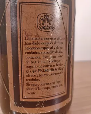 Botella pedro rovira - miniatura 4