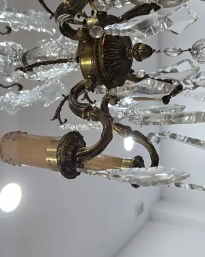 Farol finales sxix laton y cristal - miniatura 3