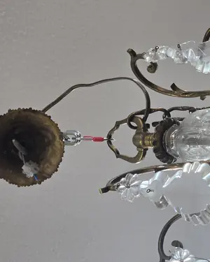 Farol finales sxix laton y cristal - miniatura 5