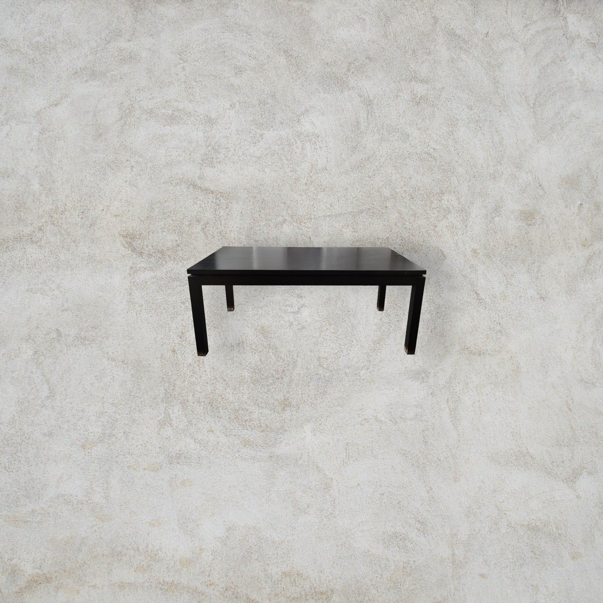 Mesa de comedor de madera maciza con acabado negro - miniatura 8