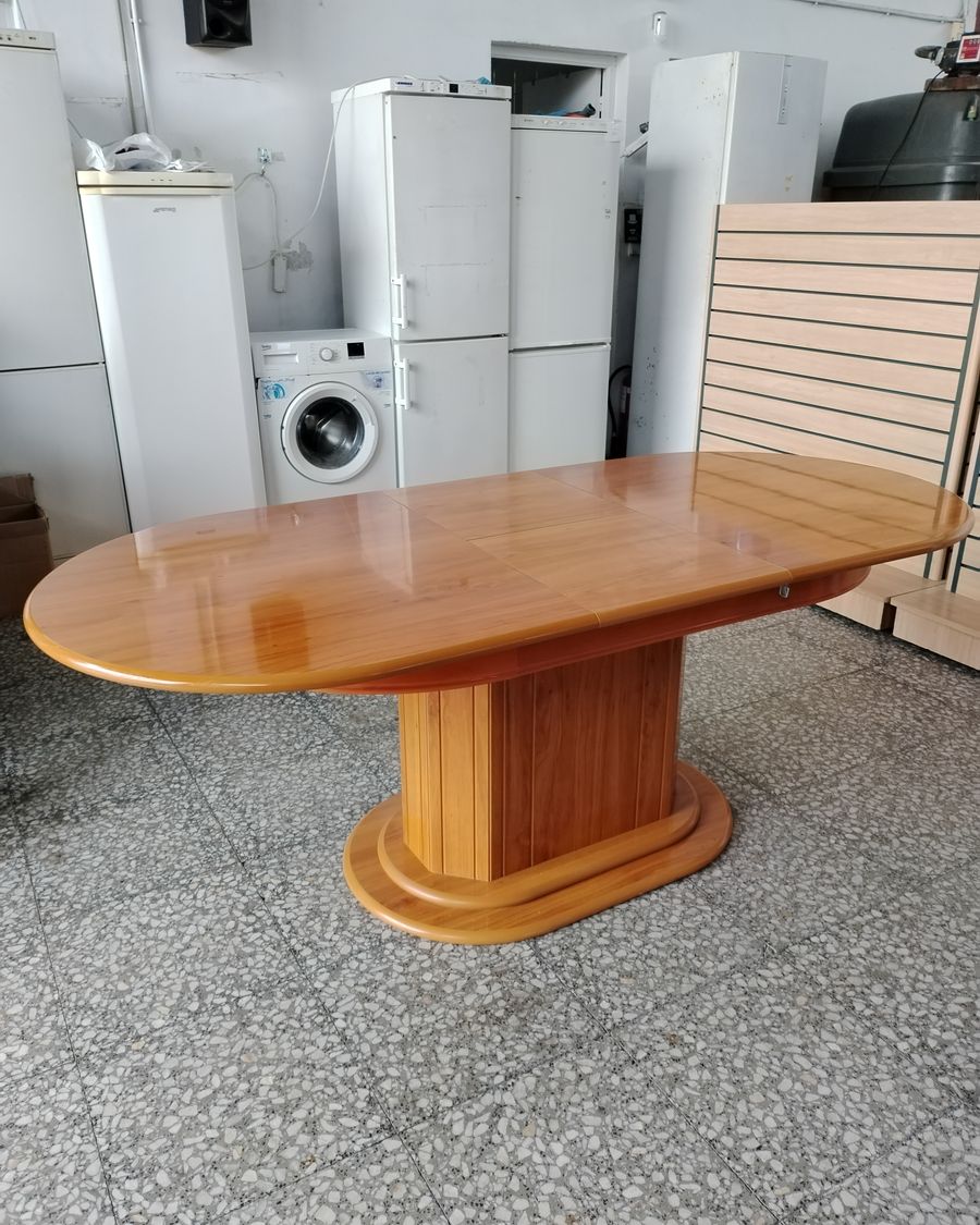 Mesa extensible ovalada estilo provenzal - imagen 2