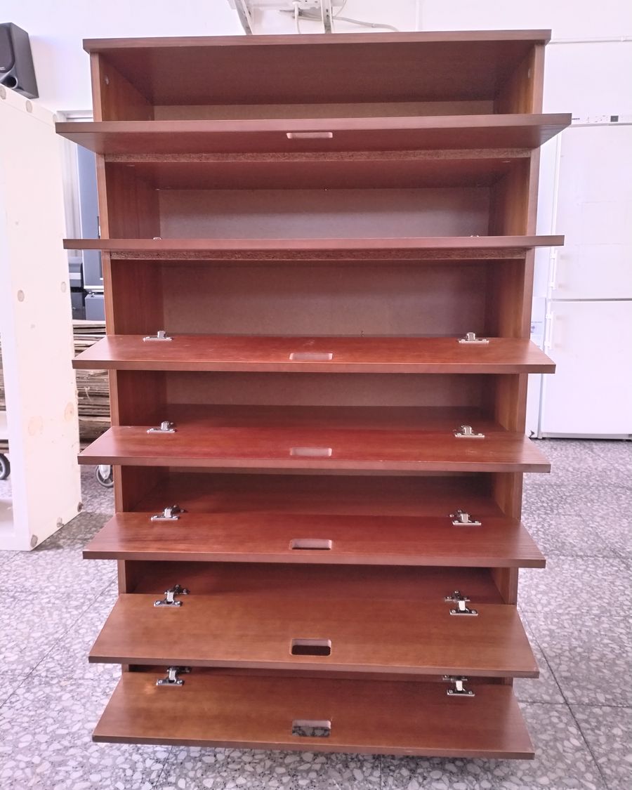 Zapatero Lille de madera con cajones abatibles - imagen 3