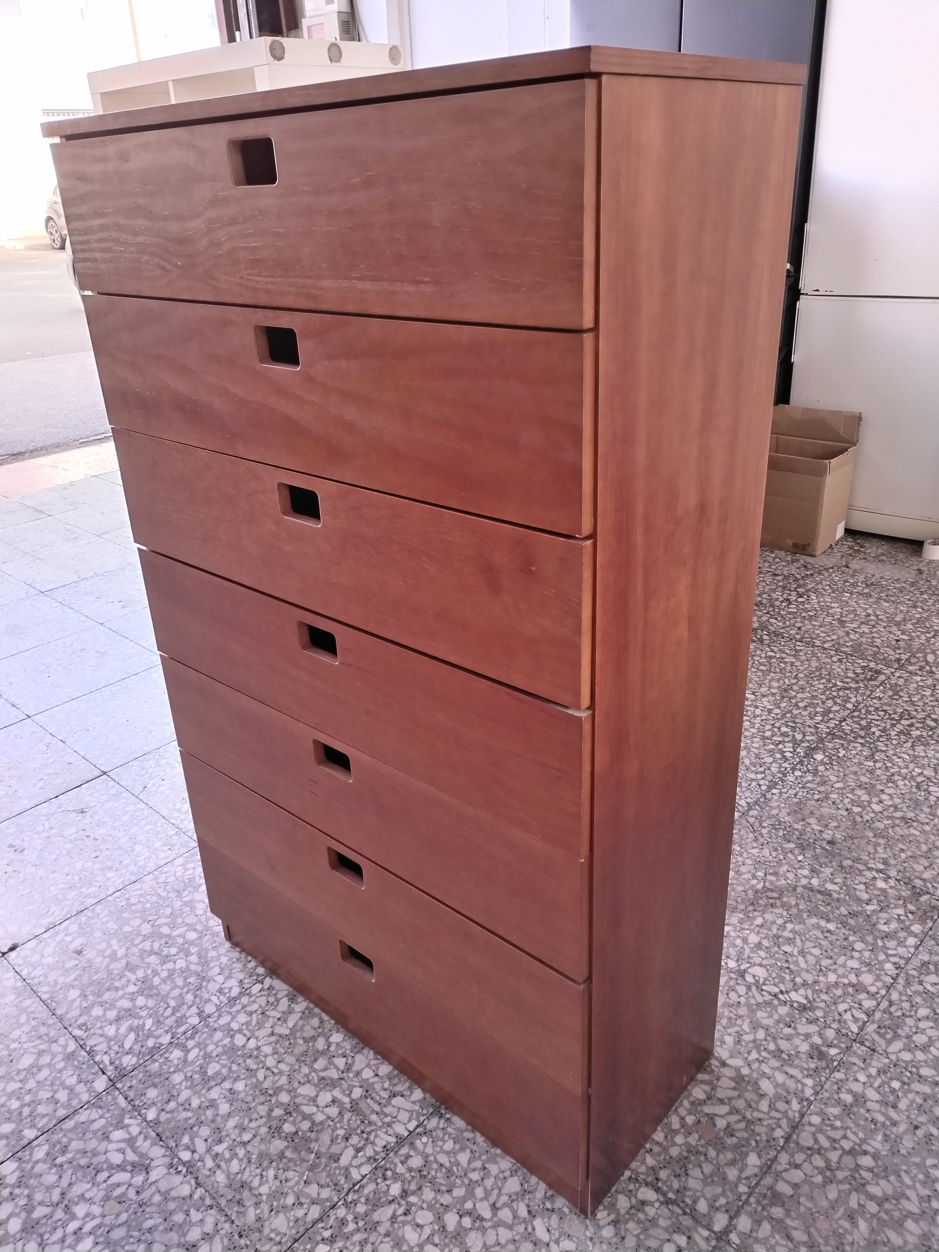 Zapatero Lille de madera con cajones abatibles - miniatura 4