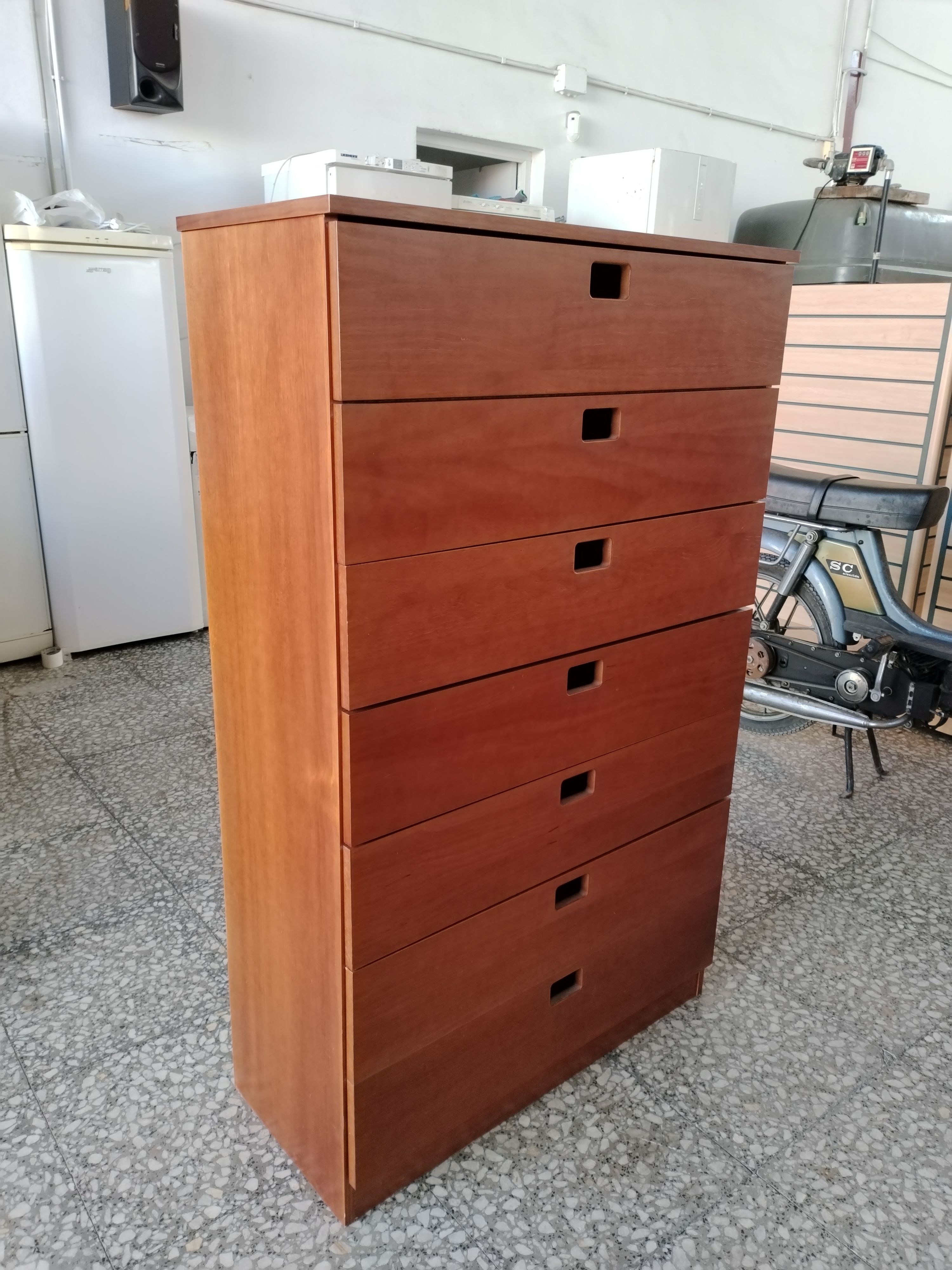 Zapatero Lille de madera con cajones abatibles - miniatura 5