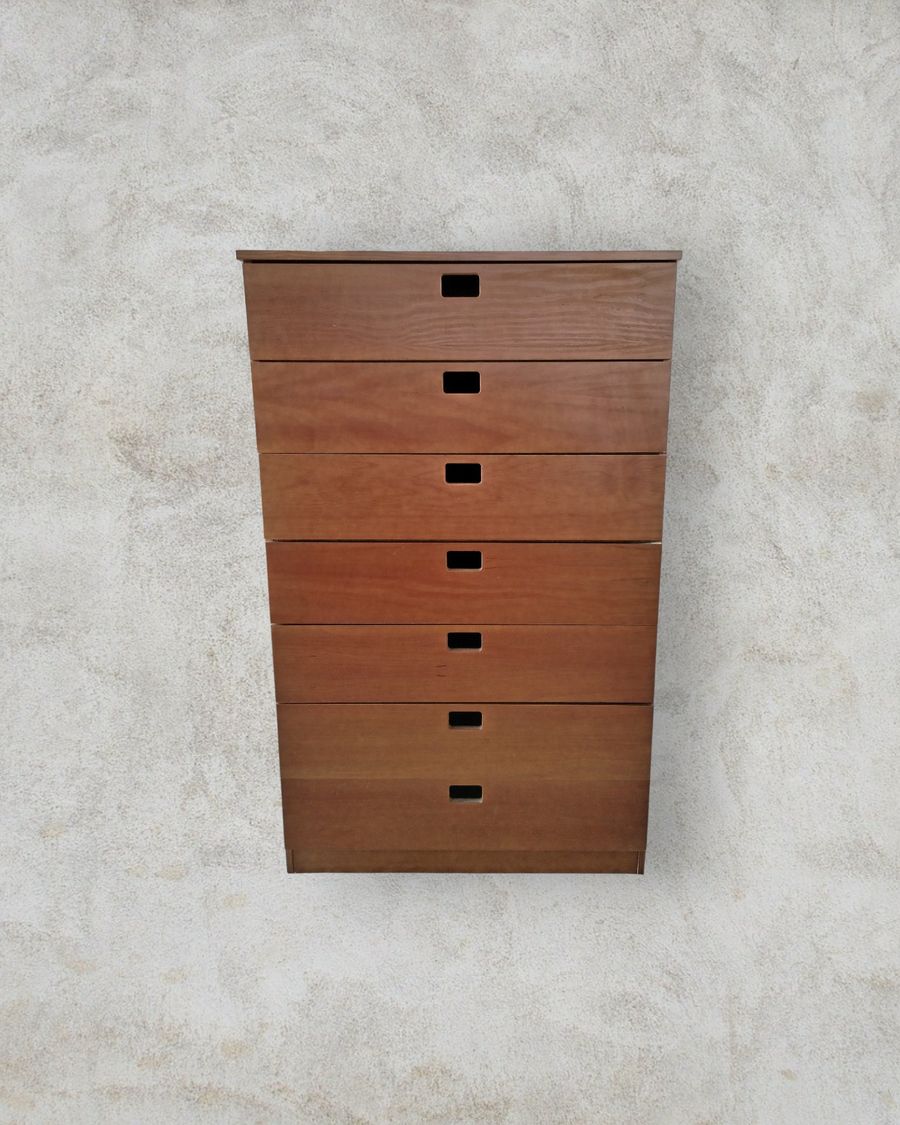 Zapatero Lille de madera con cajones abatibles - imagen 6