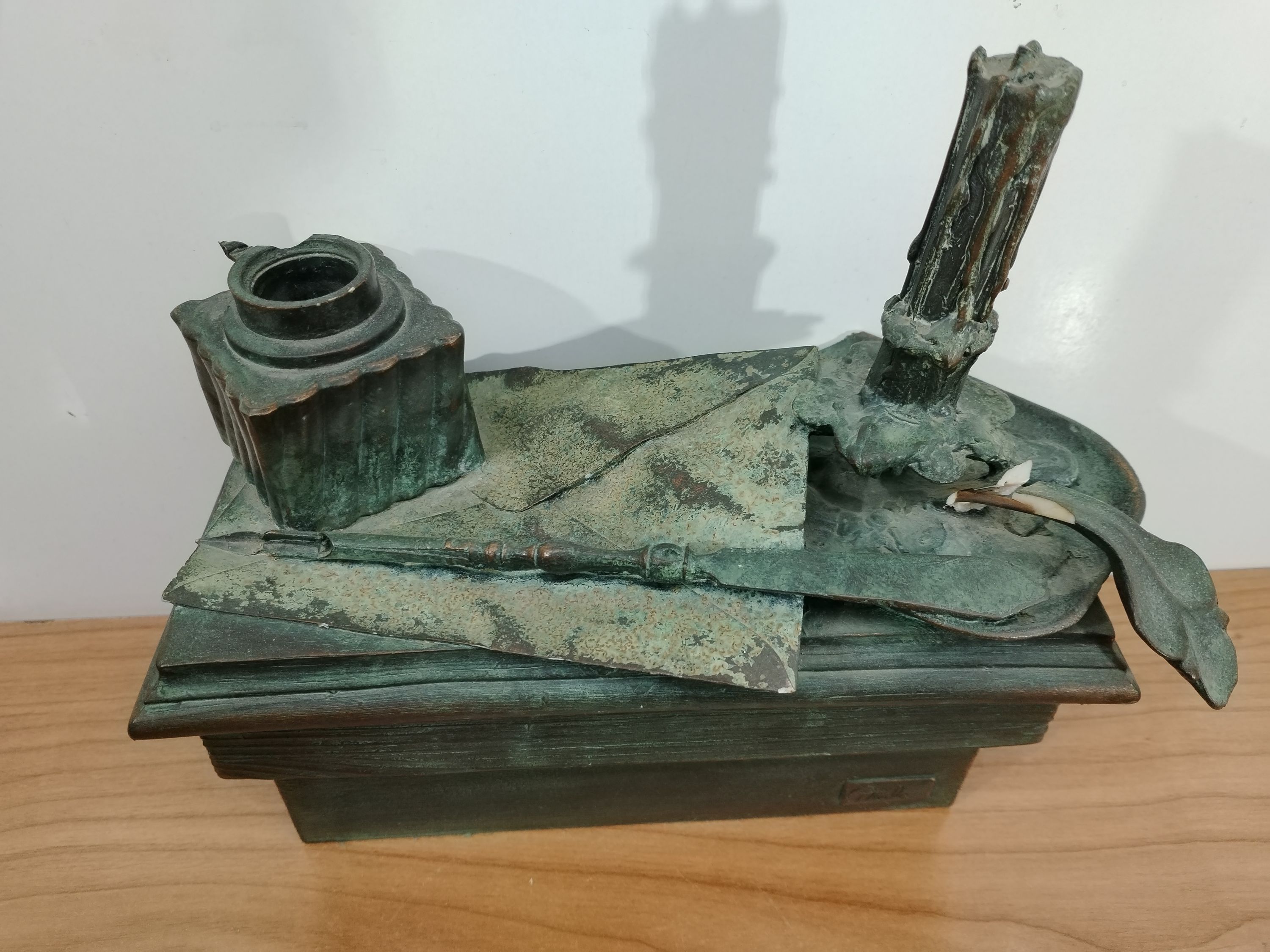 Escultura "Lección de Historia" de Attala