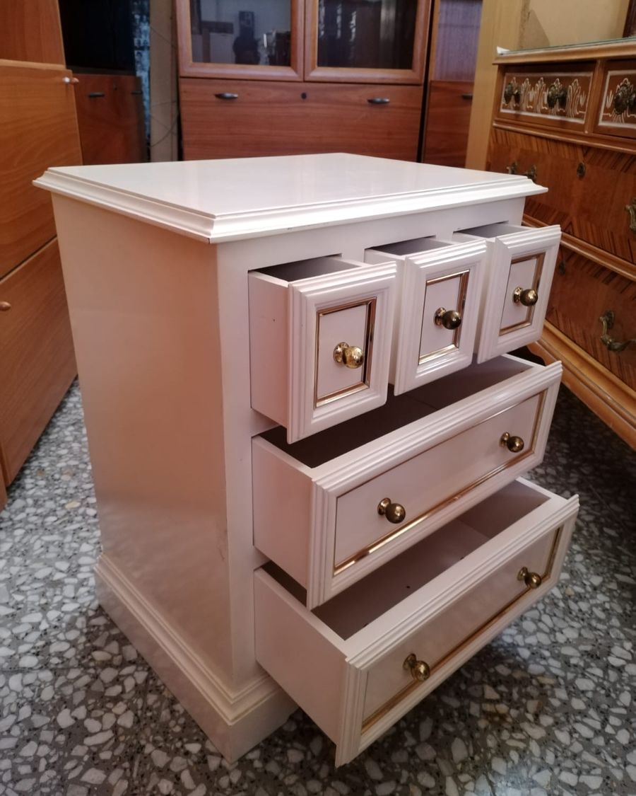Cajonera francesa vintage estilo shabby chic - imagen 2
