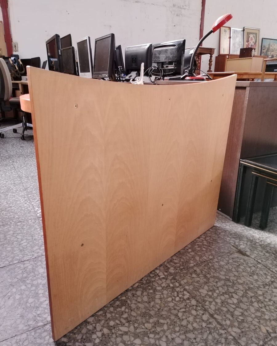 Mueble recibidor semicircular estilo retro - imagen 2